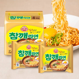 มาม่าเกาหลี รามยอนรสงา ottogi chamgge ramyeon sesame ramyun 65g 110g 115g 참깨라면