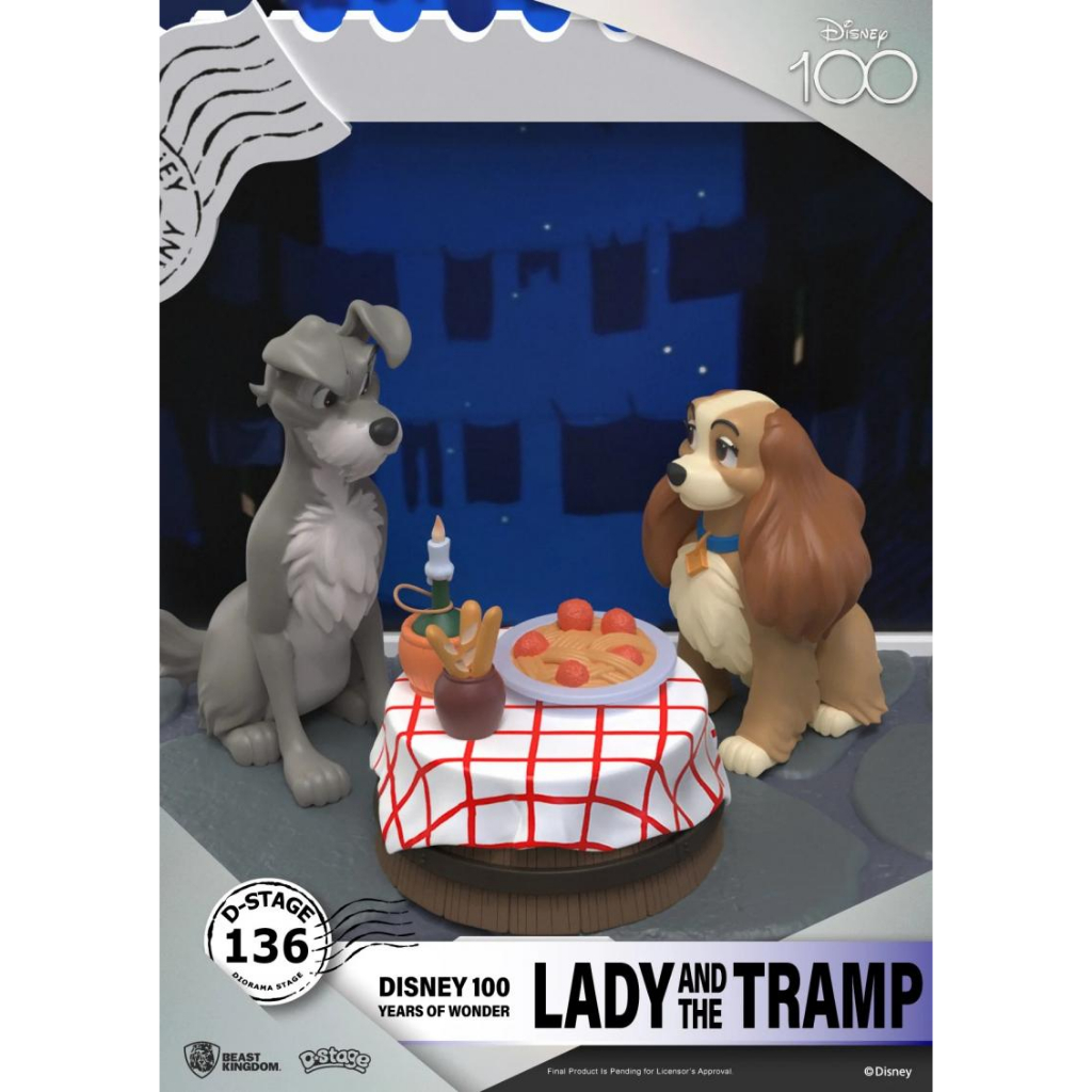 beast-kingdom-ds136-lady-and-the-tramp-disney-100th-d-stage