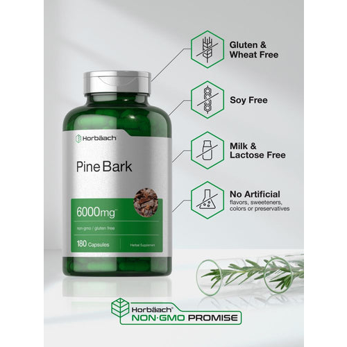 horbaach-pine-bark-extract-6000-mg-180-capsules-no-3119-ยอดขายอันดับ-1