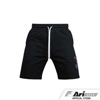 ARI RETRO CYBER SHORTS - BLACK/PURPLE/WHITE กางเกงขาสั้น อาริ ไซเบอร์ สีดำ