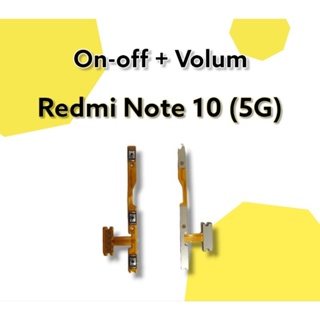 On-Off + Volum Redmi Note10 (5G) /note 10 5g แพรสวิตช์เปิด-ปิด เพิ่มเสียง-ลดเสียง อะไหล่โทรศัพท์มือถือ**สินค้าพร้อมส่ง**