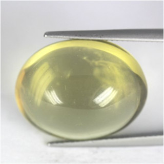 พลอยหลังเบี้ยเลม่อนควอส(lemon Quartz) นน24.12กะรัต