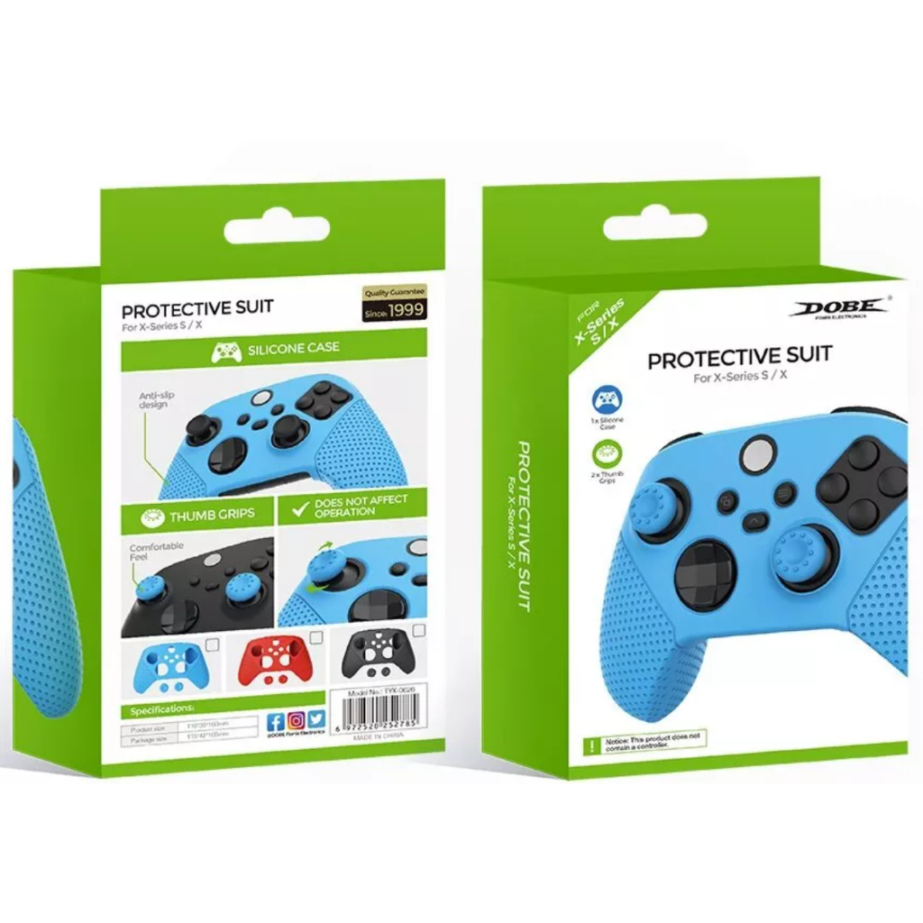 dobe-tyx-0626-ซิลิโคนจอย-protective-suit-for-xbox-series-x-หุ้มทั้งตัว-กันรอยได้ดีเยี่ยม