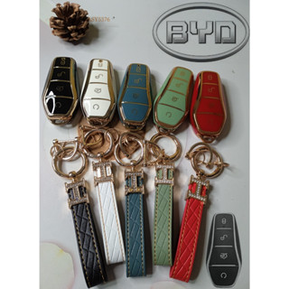 TPU Byd Atto 3 เคสกุญแจรีโมทรถยนต์ BYD Yuan plus EV