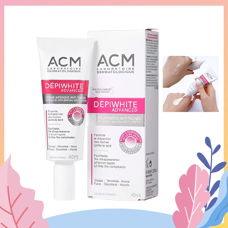 acm-depiwhite-advanced-40-ml-ลดจุดด่างดําบนใบหน้า-ครีมบำรุงผิวหน้า-ฝ้ากระ-รอยดำสิว-ผิวหมองคล้ำ-เผยผิว-ขาว-กระจ่างใส