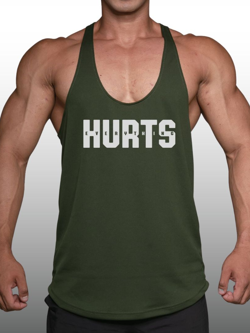 everything-hurts-เสื้อกล้ามเพาะกายทรงคลาสสิค-bodybuilding-dry-fit-gym-tank-top