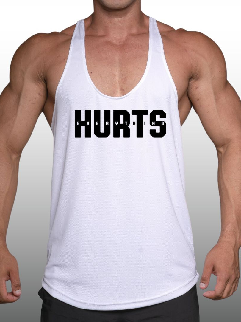 everything-hurts-เสื้อกล้ามเพาะกายทรงคลาสสิค-bodybuilding-dry-fit-gym-tank-top