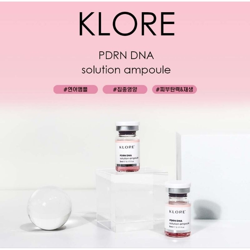 KLORE Glutathione Ampoule Kit 5ml./ Exosome Ampoule Kit 5ml/PDRN ...