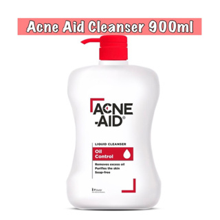 *ส่งด่วนทุกวัน* Acne Aid Cleanser สีแดง 900ml