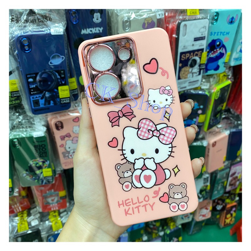 เคสกำมะหยี่โครเมียมกล้องการ์ตูนสำหรับรุ่น-lnfinix-hot30-สินค้าพร้อมส่งในไทย