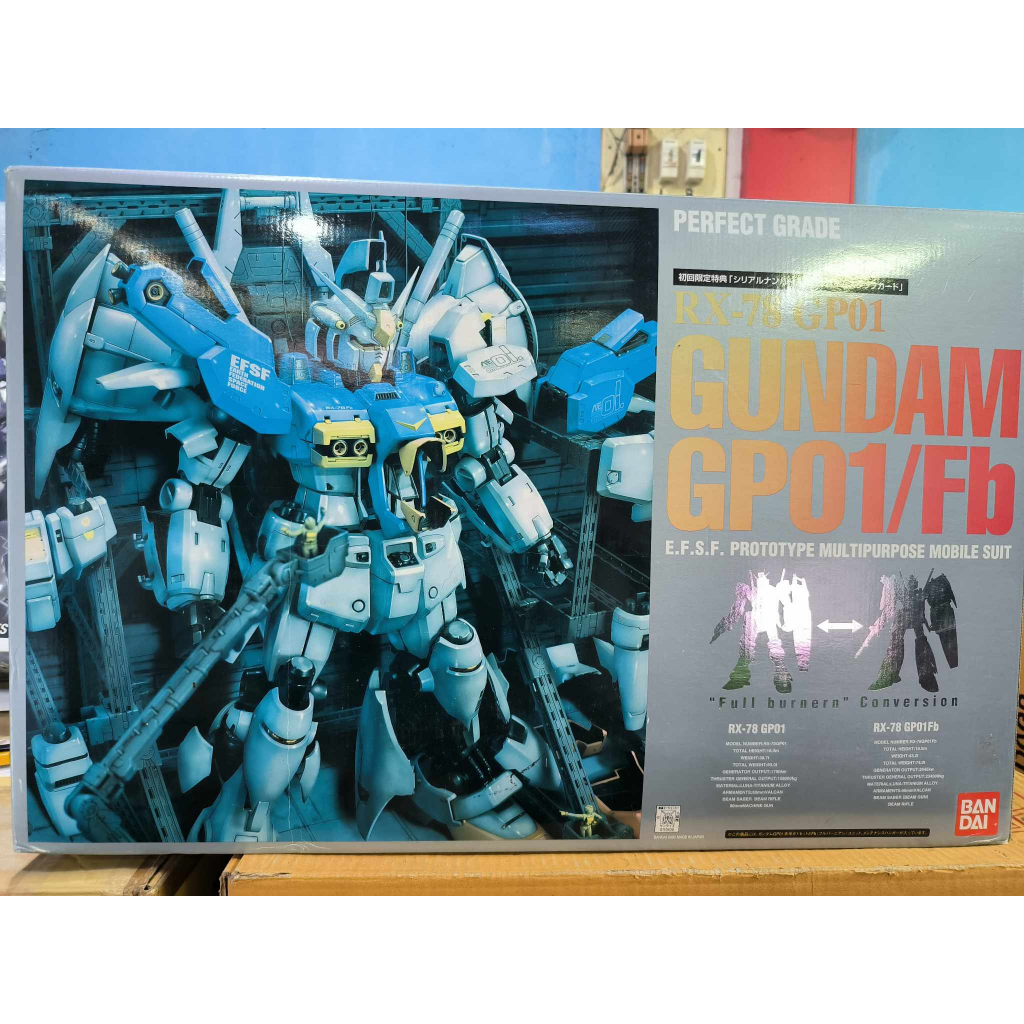 PG 1/60 RX-78 GP01/Fb Gundam GP01 | Shopee Thailand