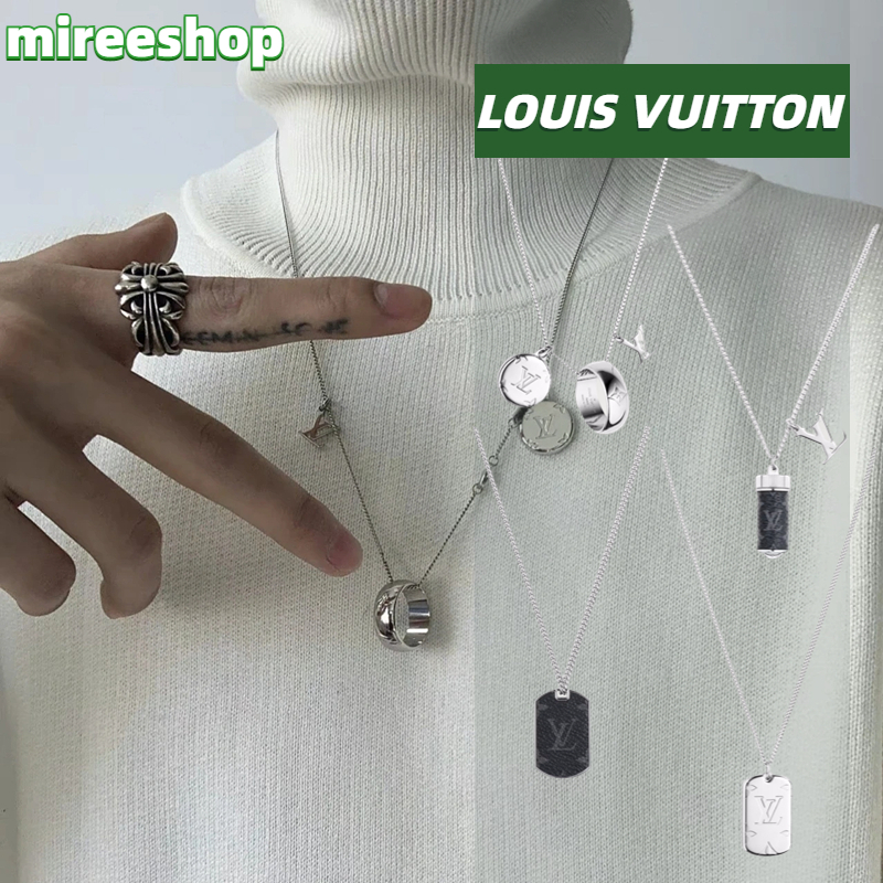 หลุยส์วิตตอง-louis-vuitton-สร้อยคอจี้-monogram-jewelry