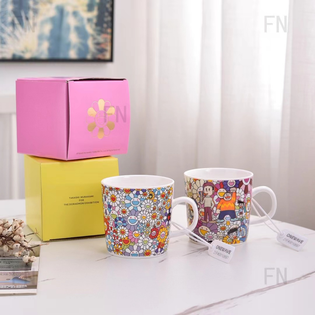 Mug Tasse Collector Doraemon X Takashi Murakami - Édition Limitée Expo LA/Nagoya - Japon