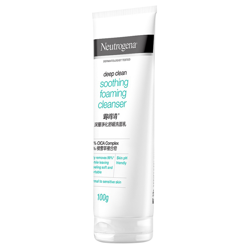 neutrogena-deep-cleansing-soothing-cleanser-100-g-โฟมล้างหน้า