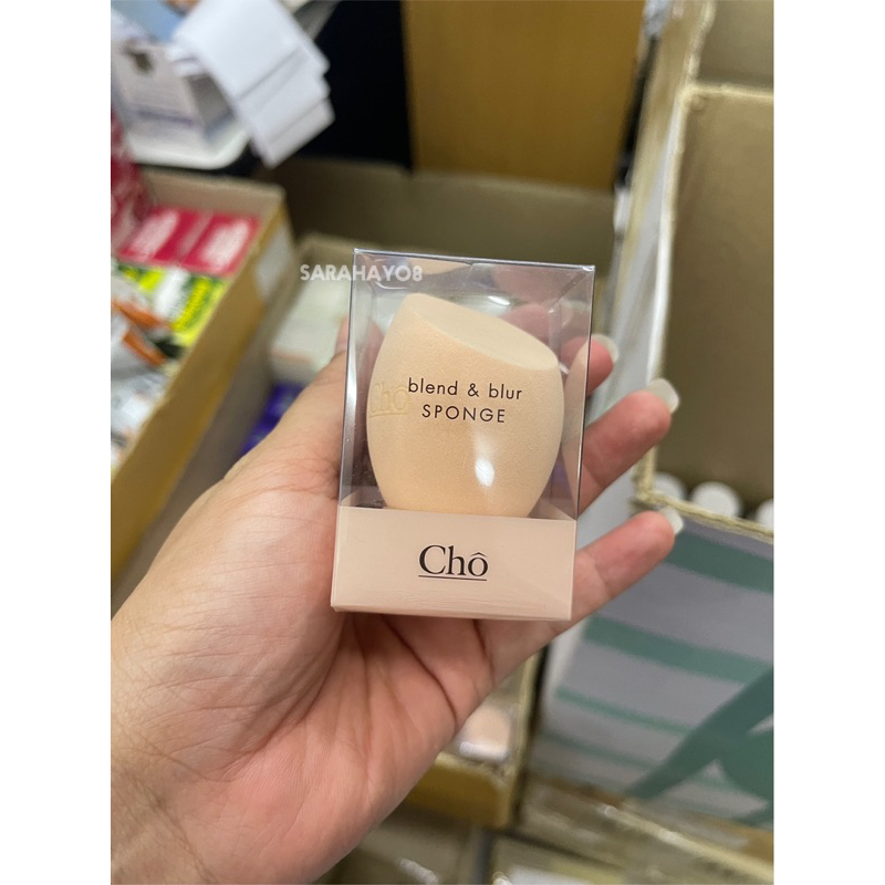 CHO Blend & Blur Sponge โชฟองน้ำเกลี่ยรองพื้น เบลนแอนด์เบลอ สปอนจ์ ...