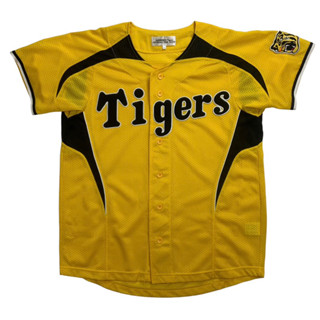 เสื้อเบสบอล Tigers Size100-140-160-SS-M-L-XL