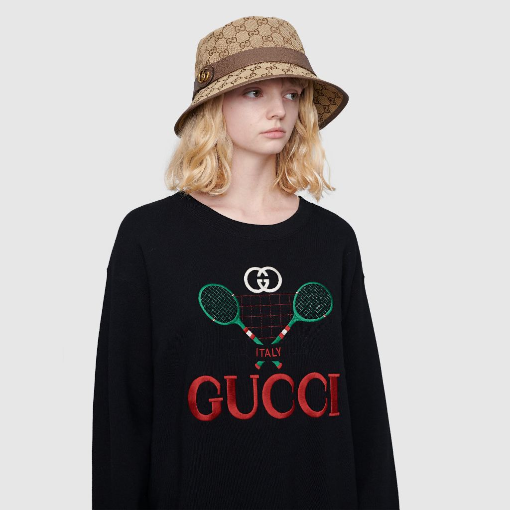 กุชชี่-gucci-หมวก-gg-canvas-bucket-hat