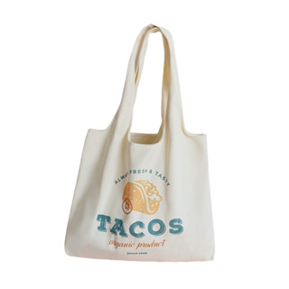 กระเป๋าผ้ามินิมอล 6 ลายสกรีน ขนาด 38*31cm กระเป๋า Tote Bag