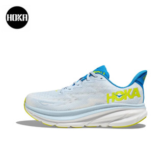 HOKA ONE ONE Clifton 9 Bluish green ของแท้ 100 %  Sports shoes Running shoes style