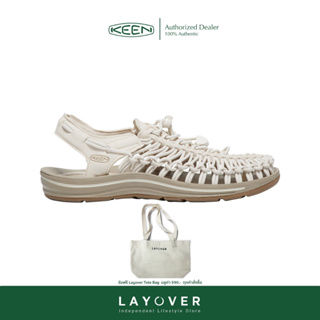 ภาพขนาดย่อของภาพหน้าปกสินค้าKeen UNEEK Whitecap/Cornstalk จากร้าน layoverth_official บน Shopee