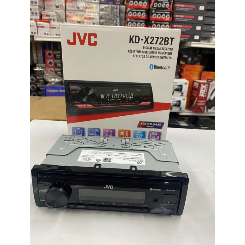 jvc-kd-x272btเครื่องเสียงติดรถยนต์-1-ดิน-แบบไม่มีซีดี-พร้อมฟังชั่น