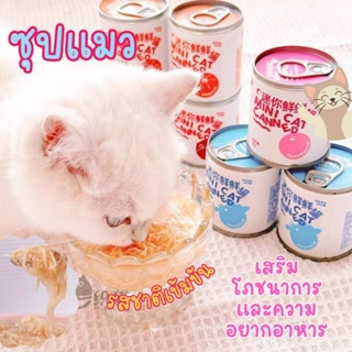 อาหารเปียกแมว ซุปแมว MINI Cat กระตุ้นความอยากอาหาร ปริมาณ 85 กรัม