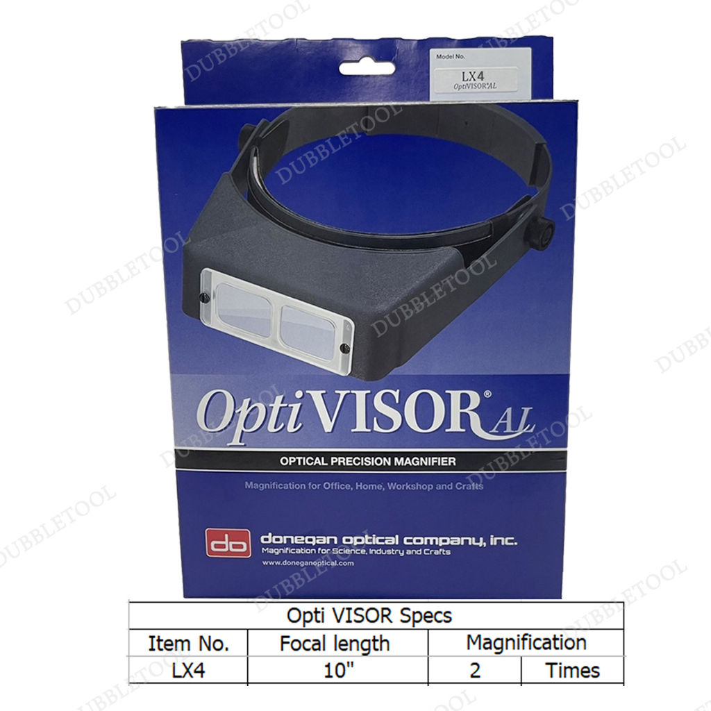 แว่นขยายสวมหัว เลน์ขยายสวมหัว แบรนด์ Opti VISOR AL รุ่น LX 3,4,5,7 แว่น ...