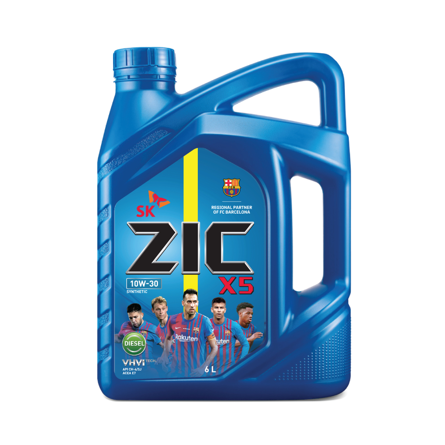 น้ำมันเครื่อง Zic X5 10w30 ดีเซล (10,000 - 12,000กิโล) | Shopee Thailand