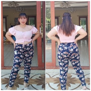 SALEกางเกงผ้ายืดเกาหลี ใส่แล้วกระชับหุ่นดูผอมเพรียว ยืดได้เยอะ  อ้วน-ผอม ใส่ได้ เก็บทรงสวย