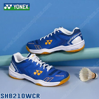 【 ของแท้ 💯% 】รองเท้าแบดมินตันโยเน็กซ์ POWER CUSHION SHB210WCR หน้ากว้าง สีน้ำเงินเข้ม (SHB210WCR-112)