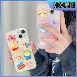 💲คูปองเคลม💲 case for iphone 11 12 หมีน่ารัก เคส 14 13 12 11 pro max ซิลิโคนเหลวทนต่อการตกหล่นและทนทาน