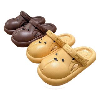 โปรโมชั่น : SHO-2315 รองเท้าหัวโต ตัวการ์ตูนน้องหมี พื้นนิ่ม ใส่สบาย น่ารัก งาน PVC แฟชั่น