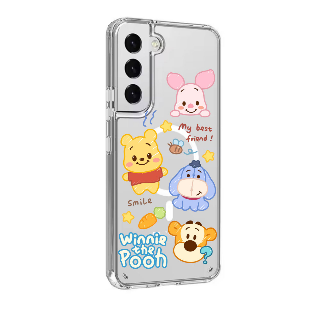 เคสโทรศัพท์ซิลิโคน-tpu-เคสใส-เคสแม่เหล็ก-เคสลายการ์ตูนน่ารัก-สําหรับ-samsung-s22-s23-ultra-s23ultra-s22ultra