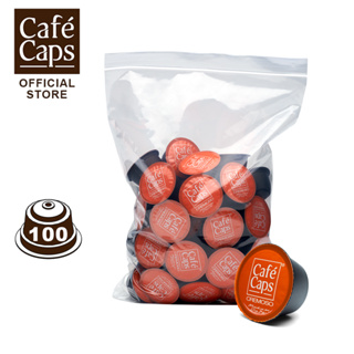 Cafecaps DG CRE 100 - Coffee Nescafe Dolce Gusto Cremoso (1ถุง X 100 แคปซูล) - กาแฟอาราบิก้าจากดอยตุงกาแฟคั่วเข้มปานกลาง