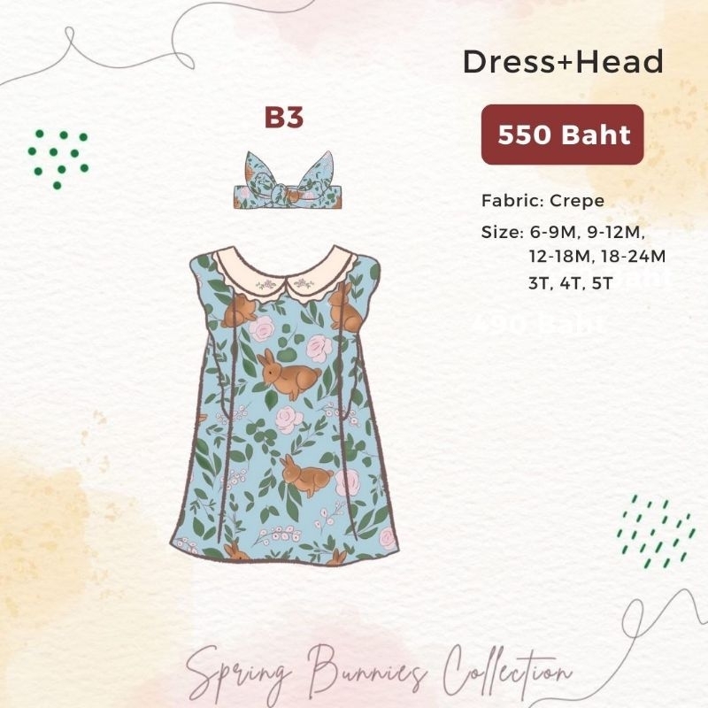 babenista-spring-bunnies-b03-dress-headband-blue