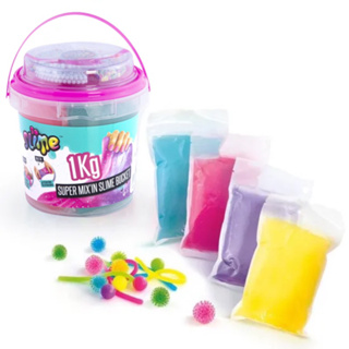 Fidget Slime - Fidget bucket 1kg - Crazy Sensations - Canal Toys pink