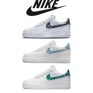 Nike Air Force 1 07 รองเท้าแบนด้านบนต่ำระบายอากาศสวมใส่ผู้ชายสุภาพสตรีรองเท้าลำลอง