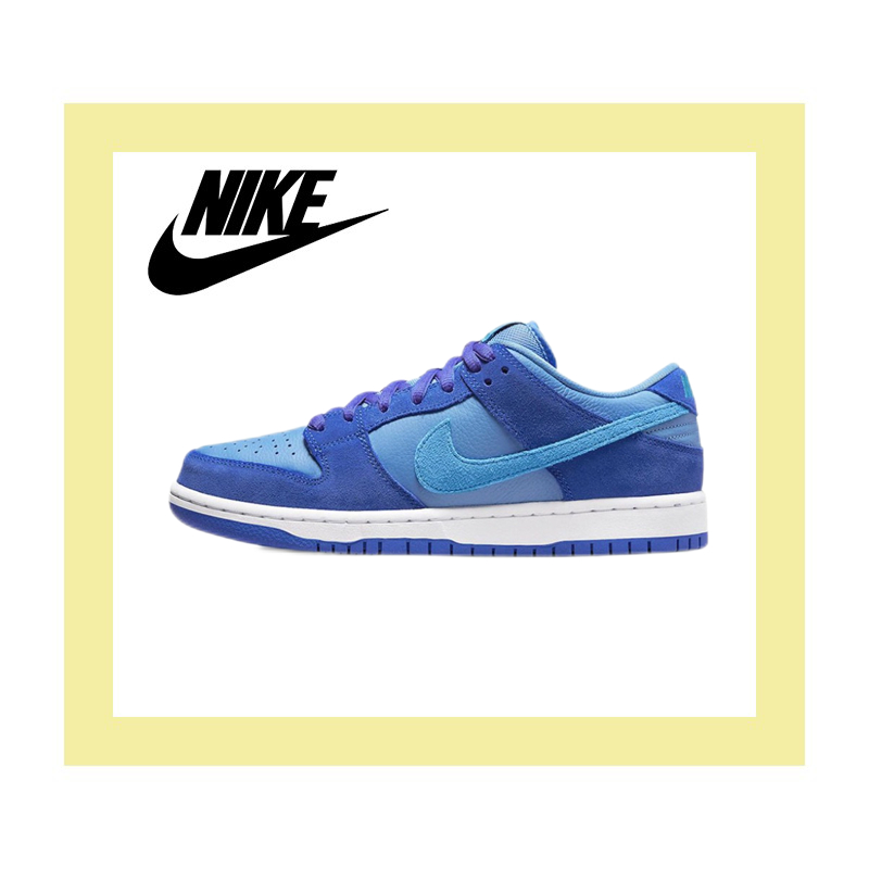 ของแท้-100-nike-dunk-sb-dunk-lowpro-blue-raspberry-รองเท้าผ้าใบสีน้ำเงินอินเทรนด์ย้อนยุค