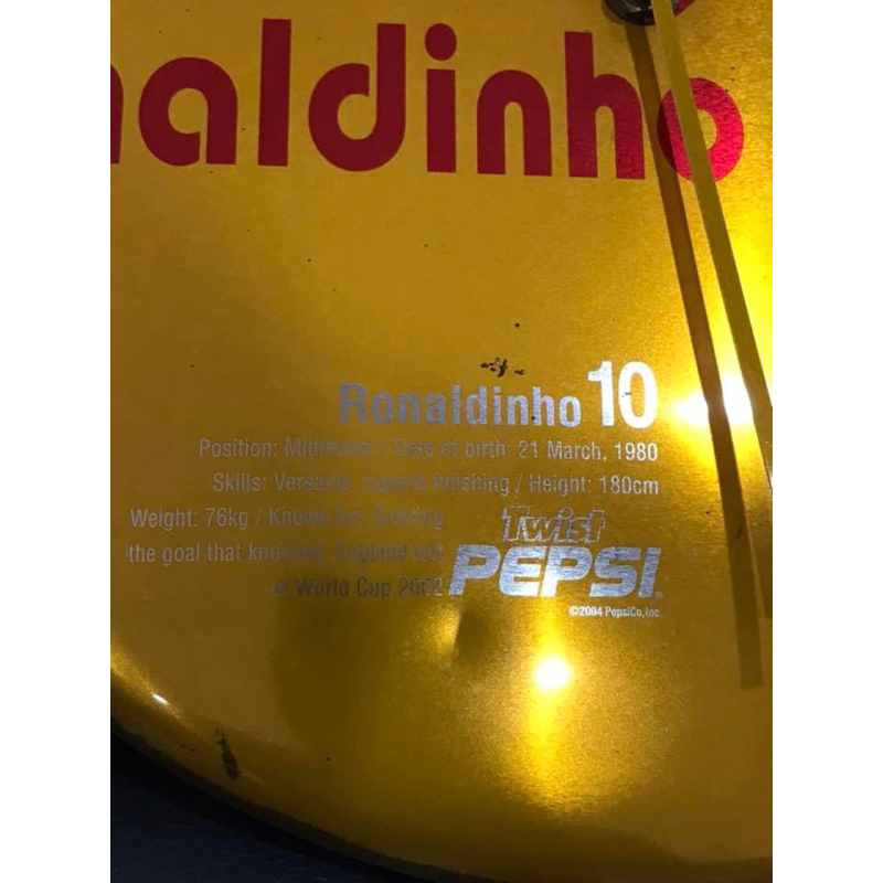 นาฬิกาแขวนงานเก่า-pepsi-ronaldinho