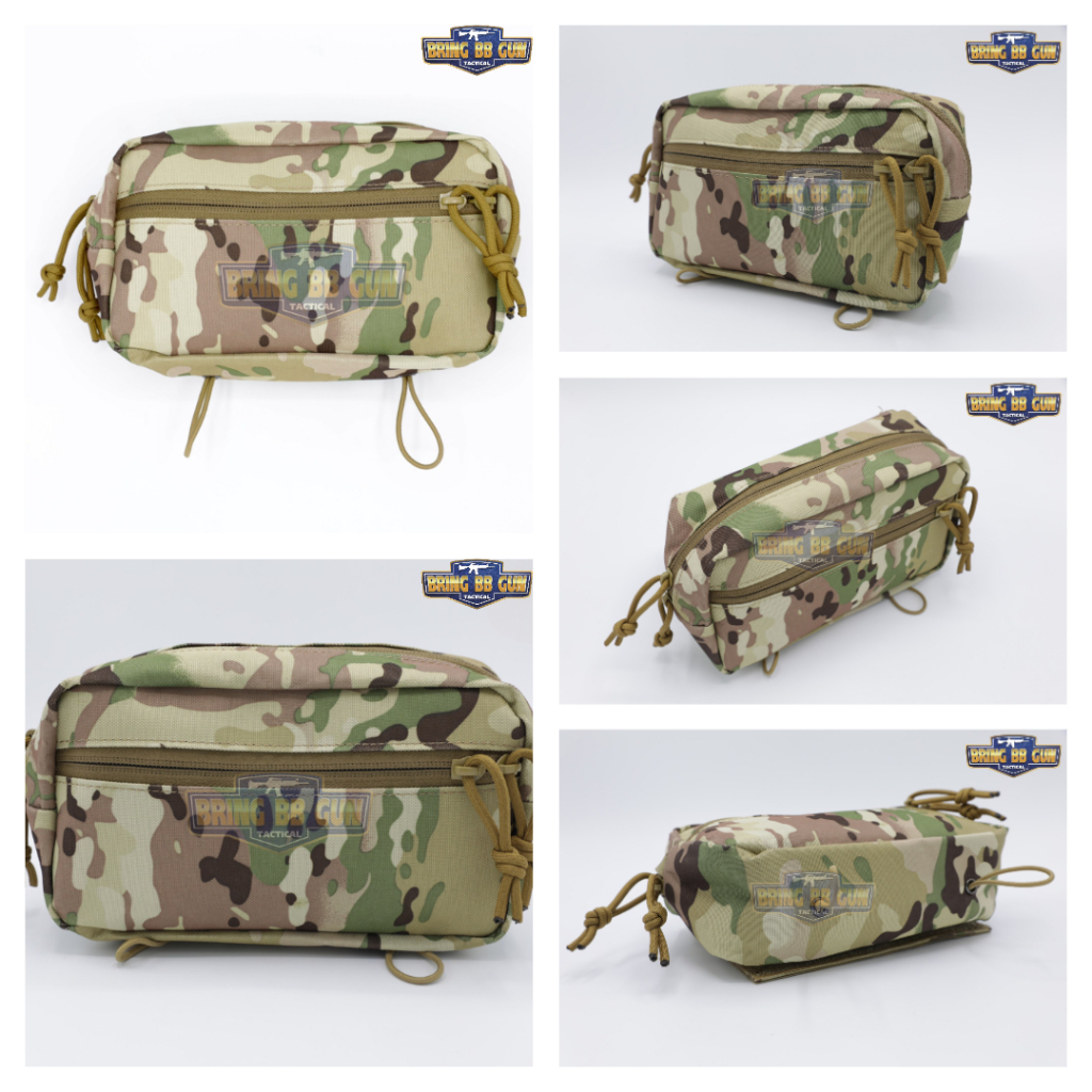 กระเป๋าจิงโจ้ติดเสื้อเวส-ทรงสีเหลี่ยม-drop-pouch-lower-accessories-pouch-กระเป๋าติดหน้าท้อง