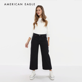 American Eagle Strigid 90s Wide Leg Crop Jean กางเกง ยีนส์ ผู้หญิง ไวด์เลก (WWI 043-4572-081)