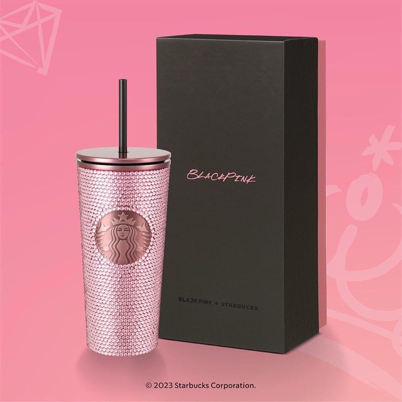 Starbucks Stainless Steel Bling BLACKPINK Cold Cup แก้วลิซ่า
