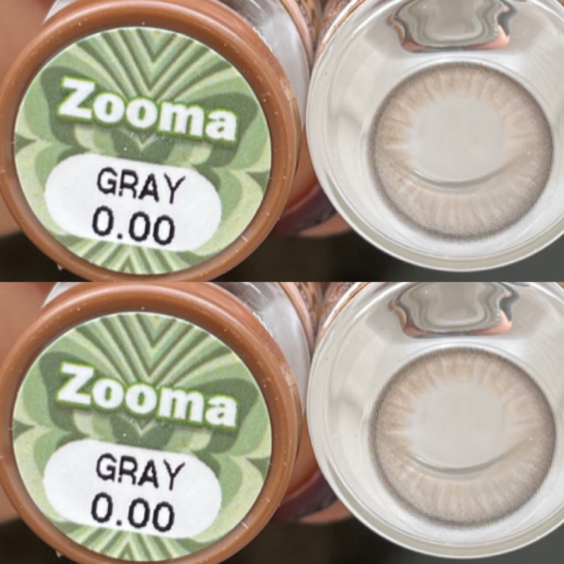 เลนส์สไตล์จีน zooma สีเทาและสีน้ำตาล ขนาดกลาง | Shopee Thailand