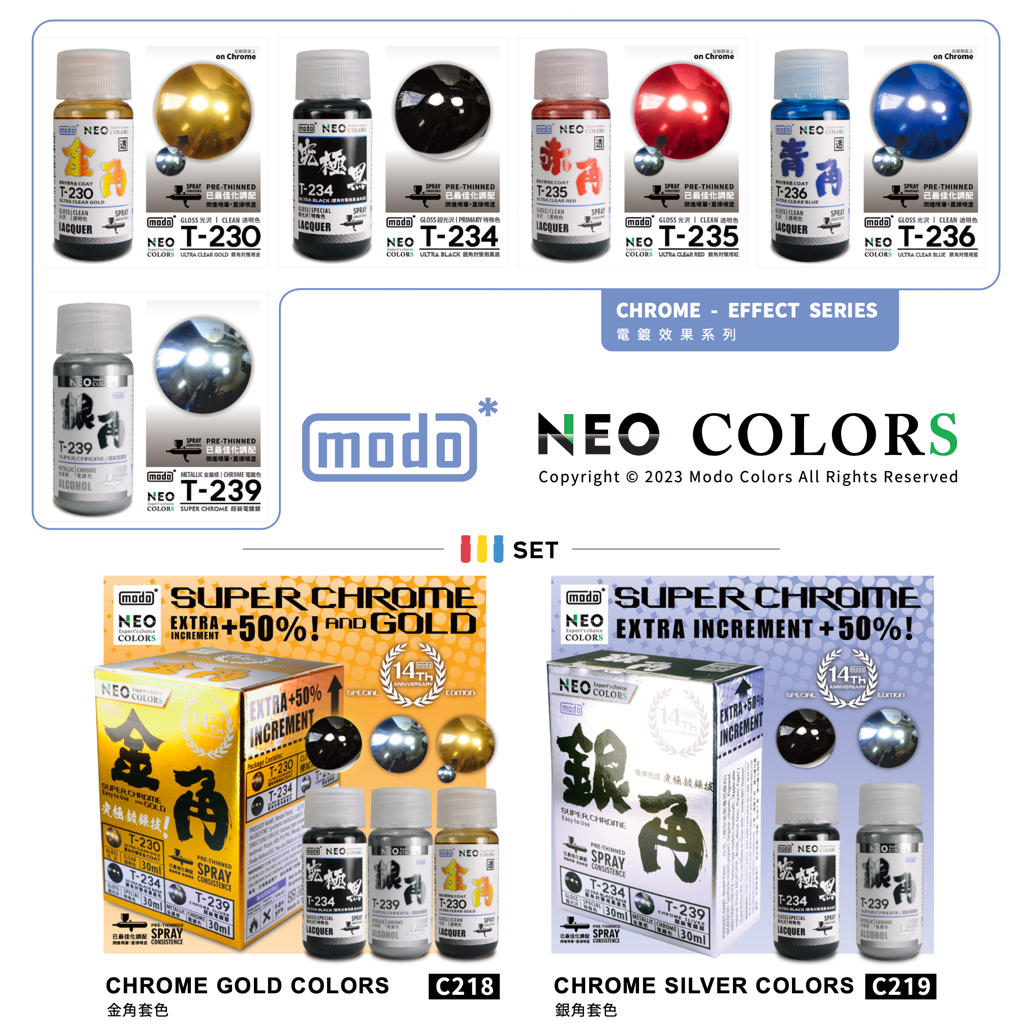 modo-color-super-chrome-set-c218-c219-t-series-clear-พร้อมพ่น-สีโครมเมี่ยม-ที่สร้างชื่อตำนานโมโด-แบบยกเซต