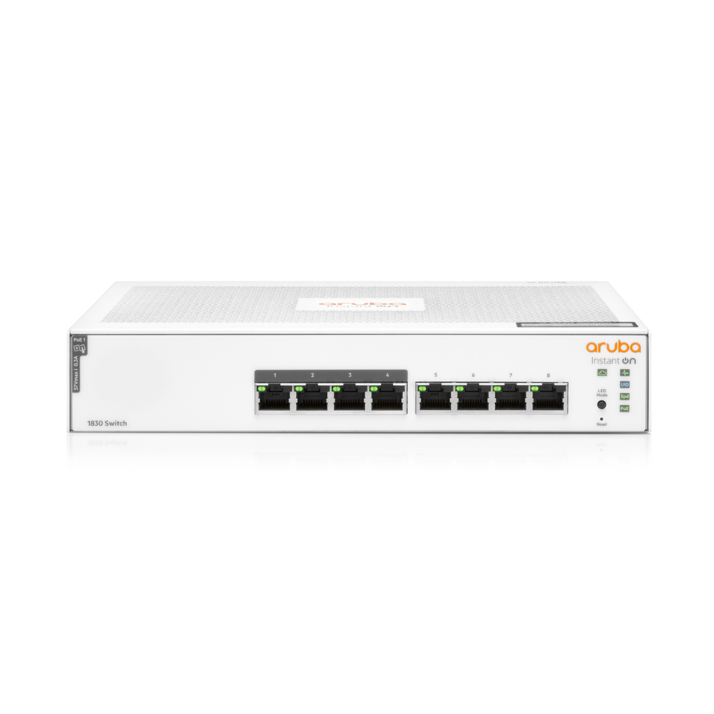 aruba-poe-switch-instant-on-1830-8g-65w-jl811a-เน็ตเวิร์กสวิตช์-ของแท้-ประกันศูนย์ตลอดอายุการใช้งาน