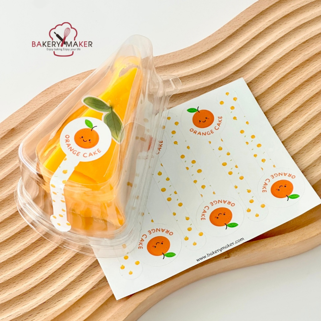 สติกเกอร์-เค้กส้ม-ตกแต่งกล่องเค้ก-มี-3-แบบให้เลือก-sticker-orange-cake-ส้ม