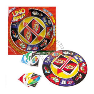 UNO SPIN BOARDGAME เกมส์อูโน่สปิน เล่นได้2คน บอร์ดเกมส์ครอบครัว มารถเล่นได้ทั้งเด็กและผู้ใหญ่ เกมส์วงเหล้า TY714