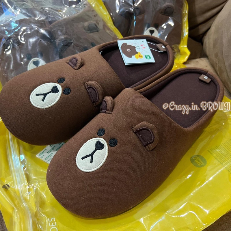 slipper-สลิปเปอร์หมีบราวน์-รองเท้าใส่ในบ้าน