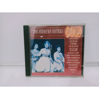 1 CD MUSIC ซีดีเพลงสากล GOLD  THE ANDREWS SISTERS  (A7E14)