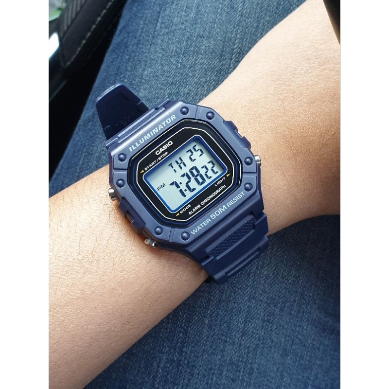 ของแท้-casio-นาฬิกาข้อมือ-รุ่น-w-218h-1a-w-218h-2a-w-218h-3a-w-218h-4b-w-218h-4b2-รับประกันศูนย์-cmg-1-ปี